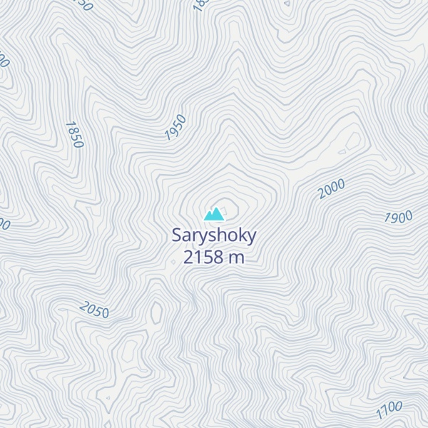 Map of Saryshoky