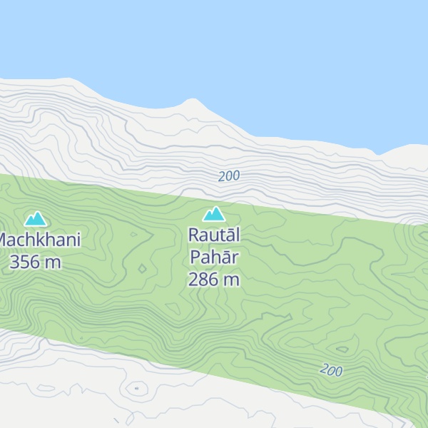 Map of Rautāl Pahār