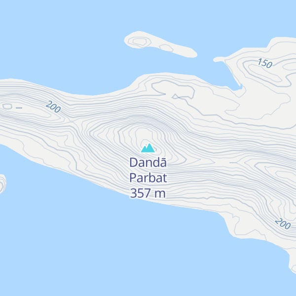 Map of Dandā Parbat