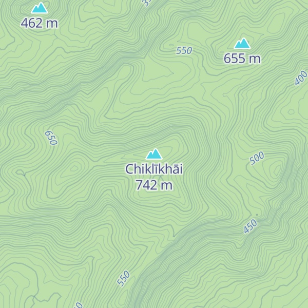 Map of Chiklīkhāi