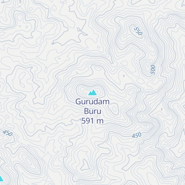Map of Gurudam Buru