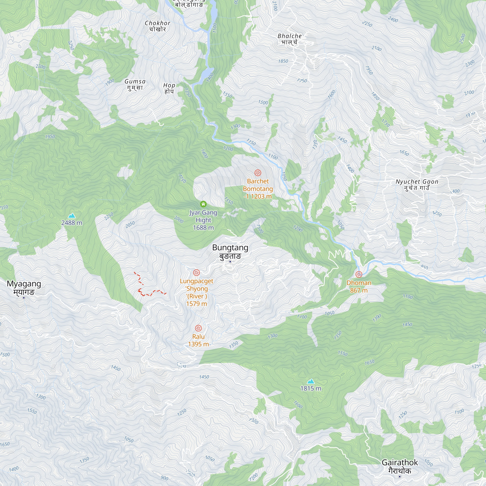 Foothills hit #1 map