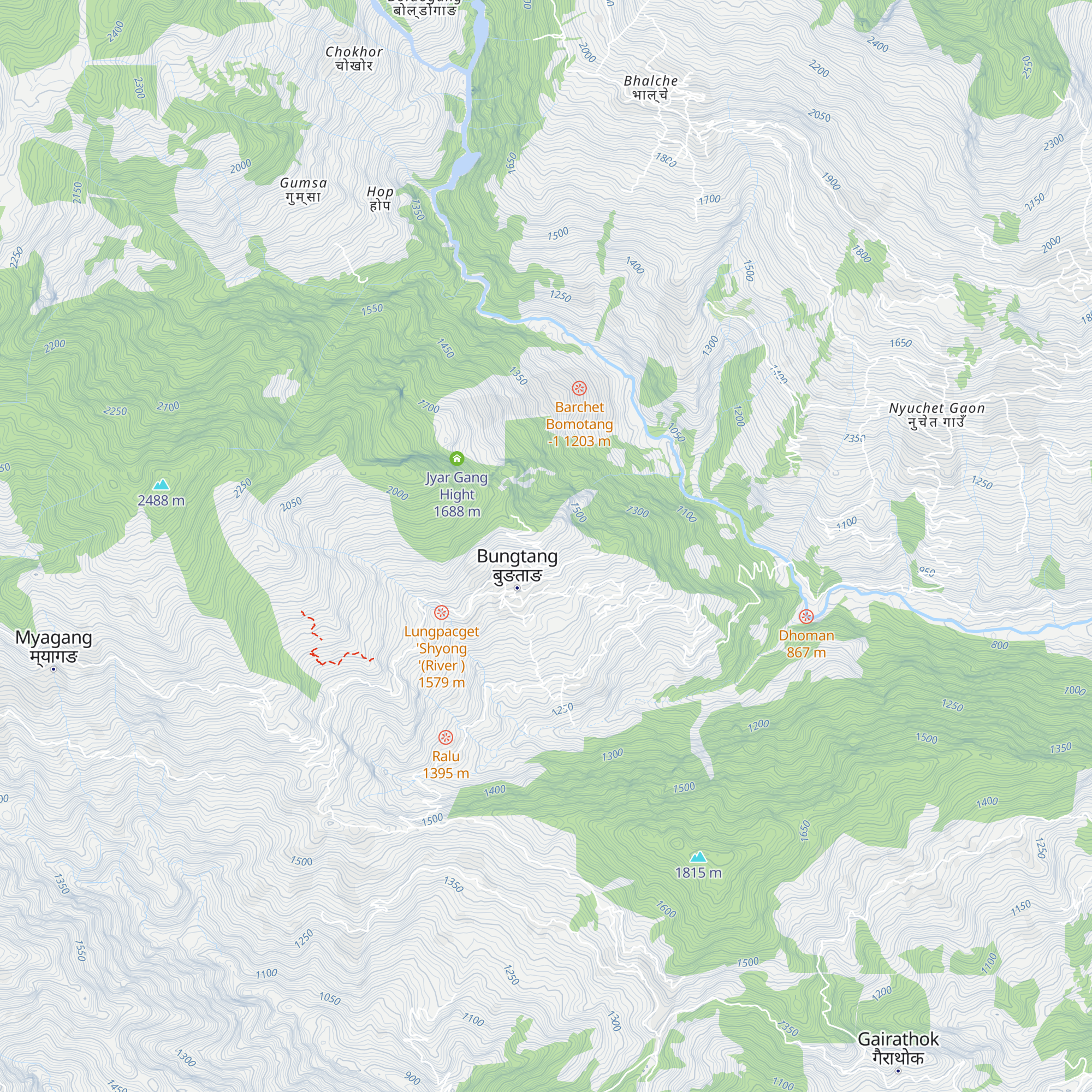 Foothills hit #1 map