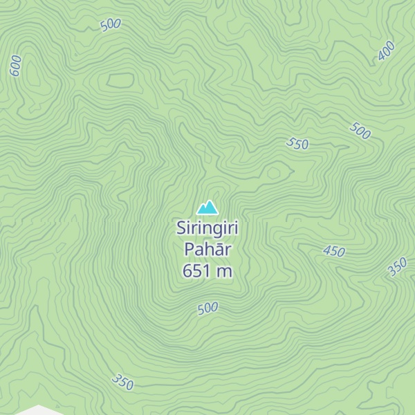 Map of Siringiri Pahār