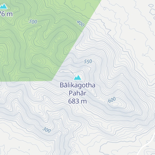 Map of Bālikagotha Pahār
