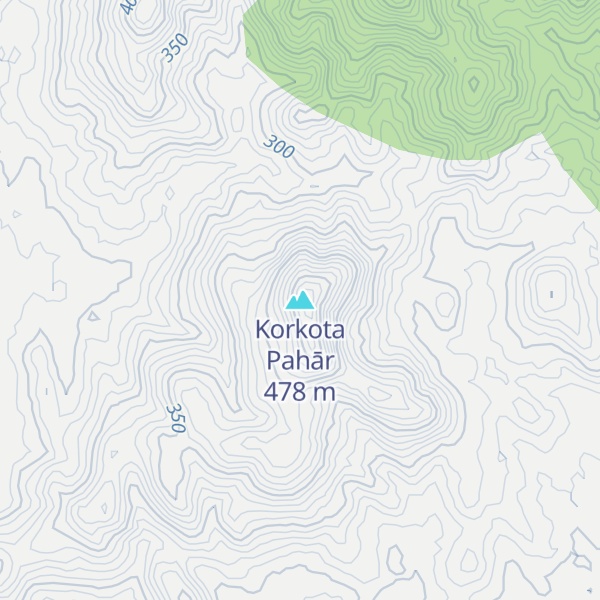 Map of Korkota Pahār