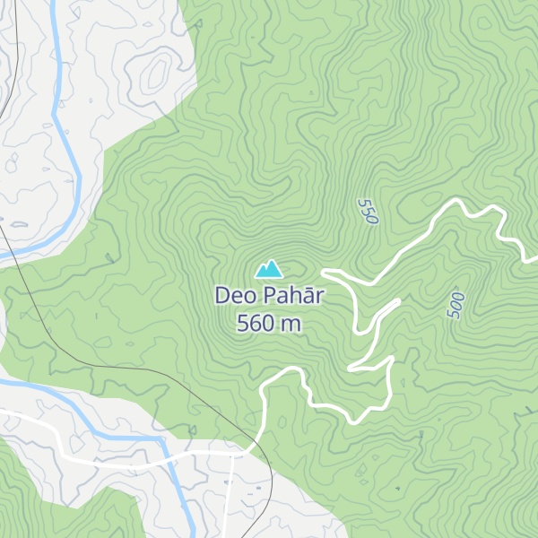 Map of Deo Pahār