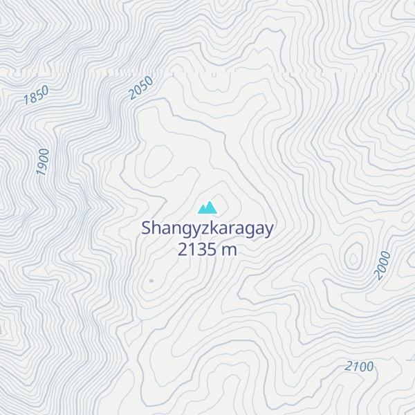 Map of Shangyzkaragay