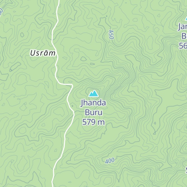 Map of Jhanda Buru