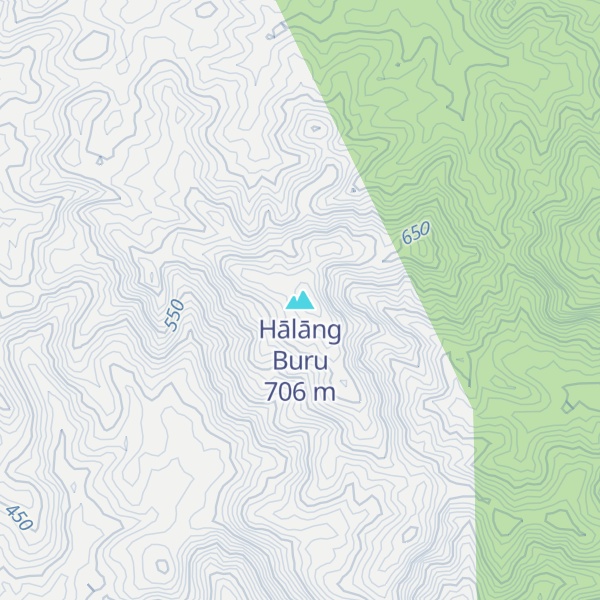 Map of Hālāng Buru