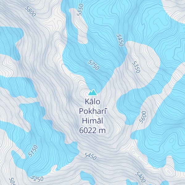 Map of Kālo Pokhari̇̄ Himāl