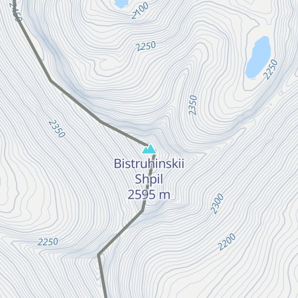 Map of Bistruhinskii Shpil