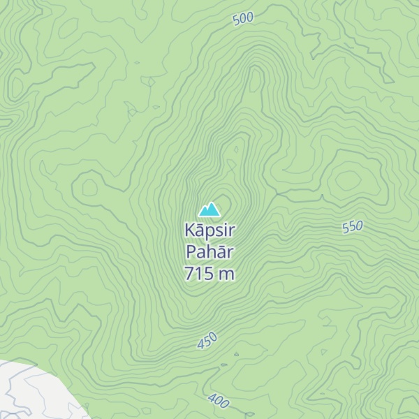 Map of Kāpsir Pahār