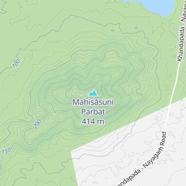 Map of Mahisāsuni Parbat