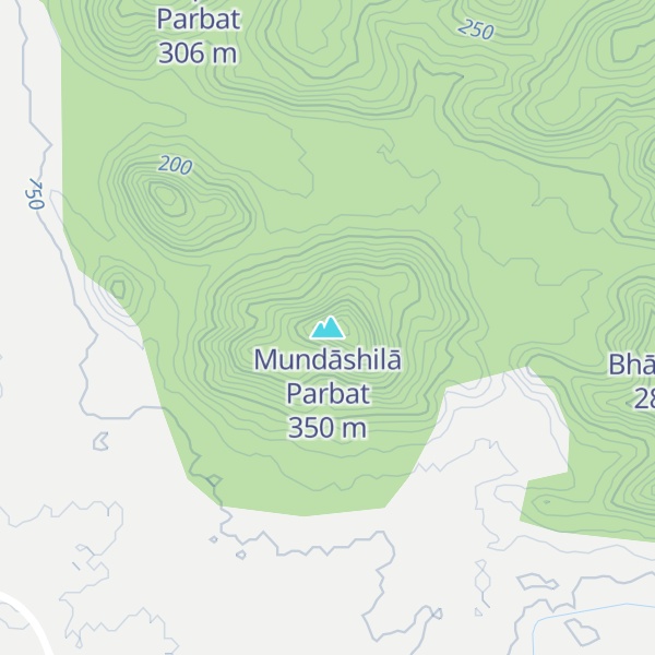 Map of Mundāshilā Parbat