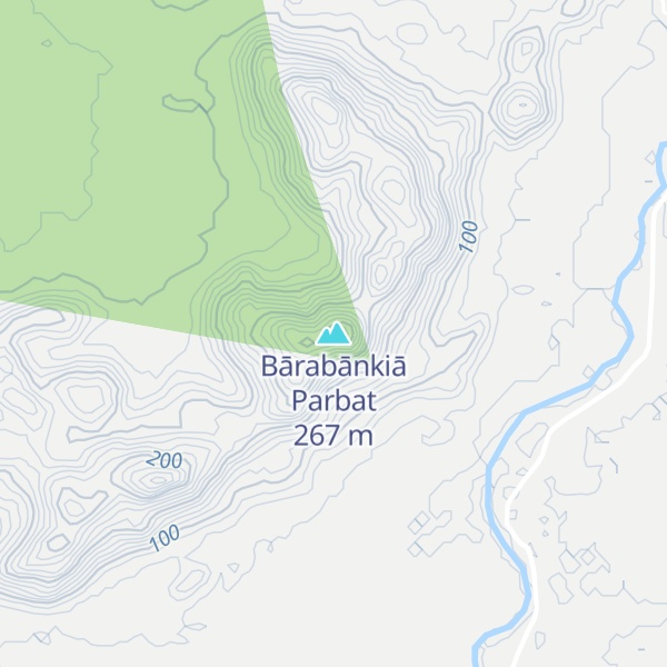 Map of Bārabānkiā Parbat