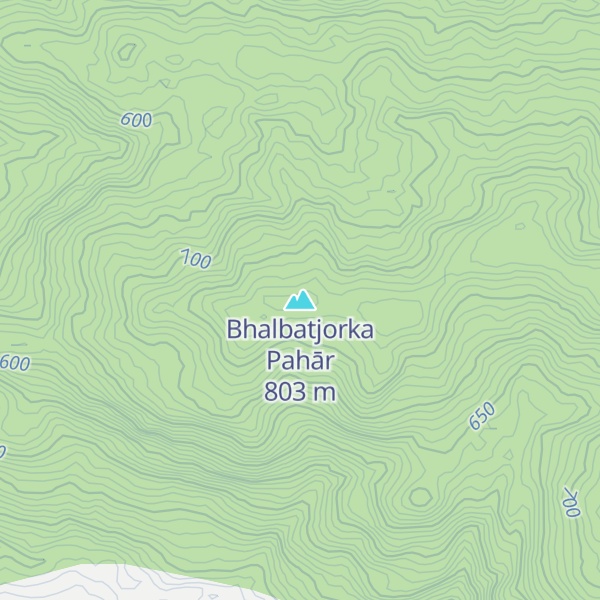 Map of Bhalbatjorka Pahār