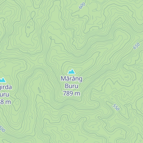 Map of Mārāng Buru