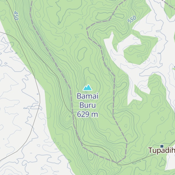 Map of Bamai Buru