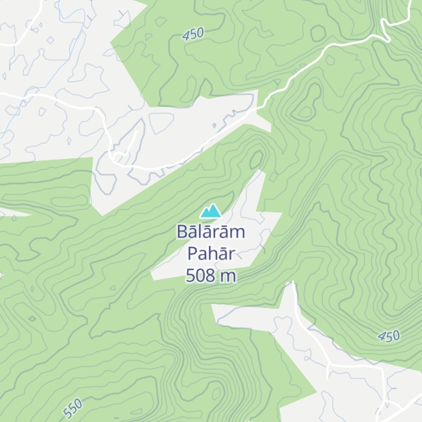 Map of Bālārām Pahār