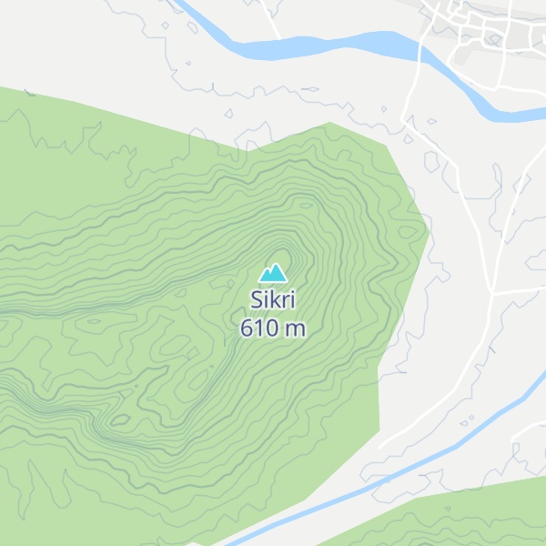 Map of Sikri