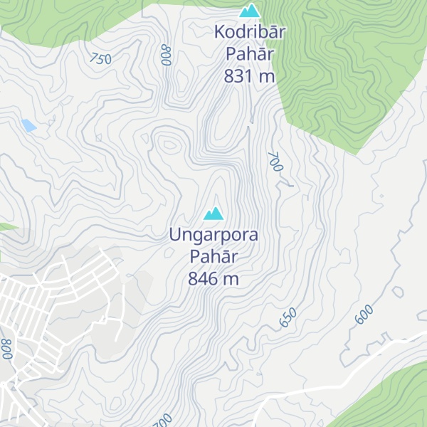 Map of Ungarpora Pahār