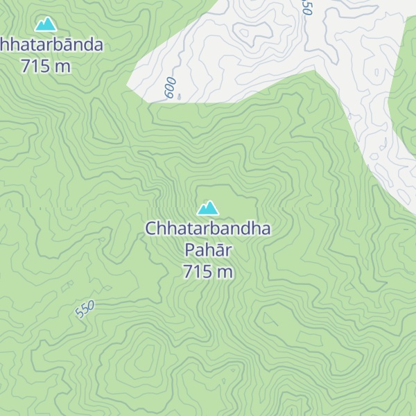 Map of Chhatarbandha Pahār