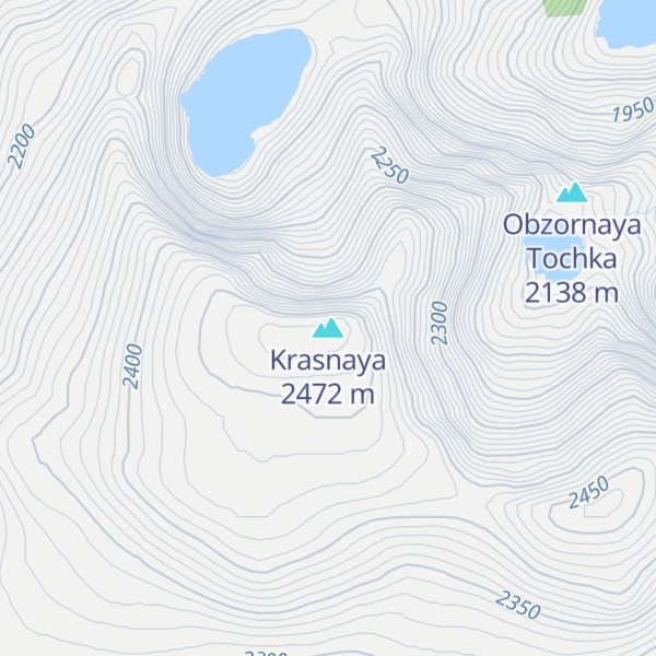 Map of Krasnaya