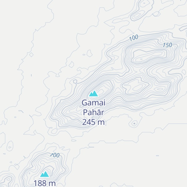 Map of Gamai Pahār