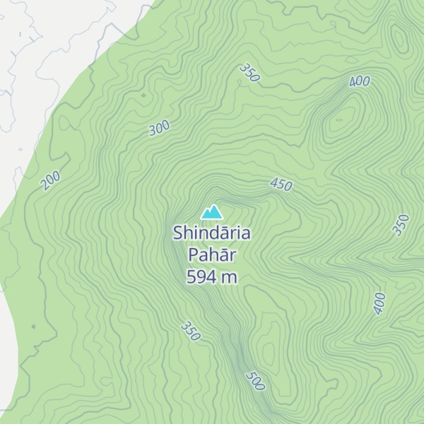 Map of Shindāria Pahār