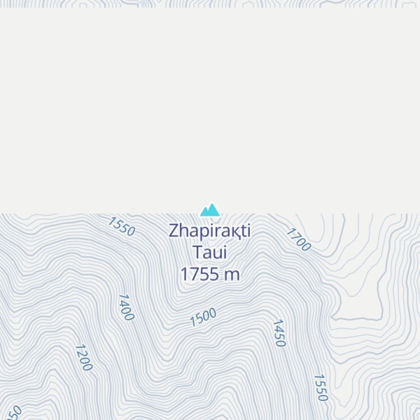 Map of Zhapiraқti Taui