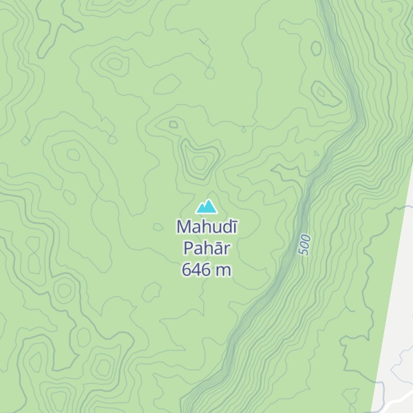 Map of Mahudī Pahār