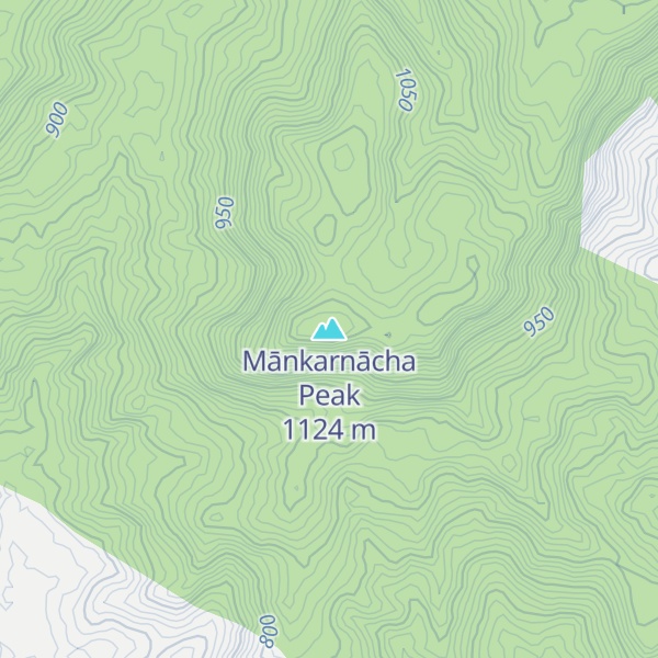 Map of Mānkarnācha Peak