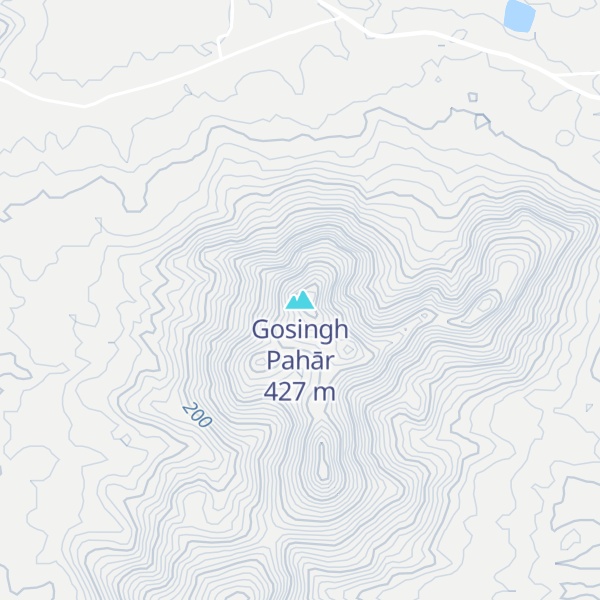 Map of Gosingh Pahār