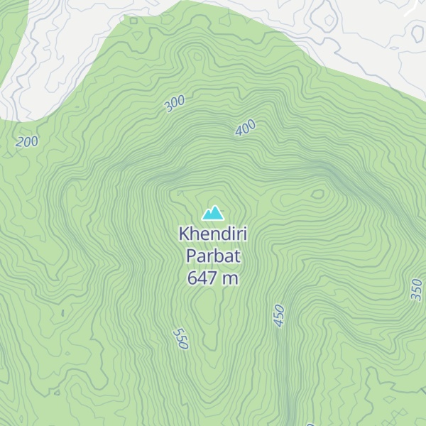 Map of Khendiri Parbat