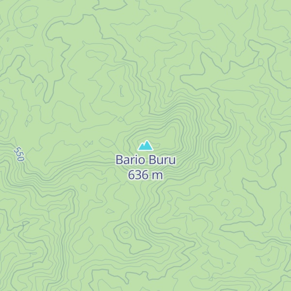 Map of Bario Buru