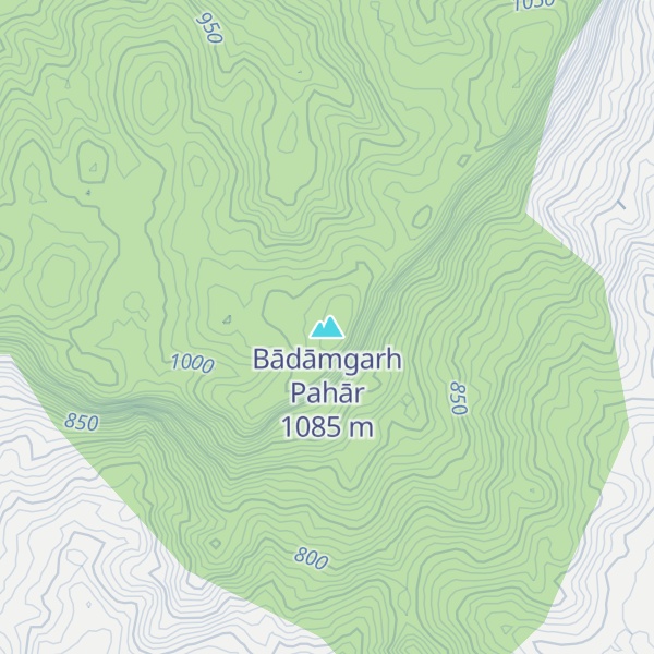 Map of Bādāmgarh Pahār