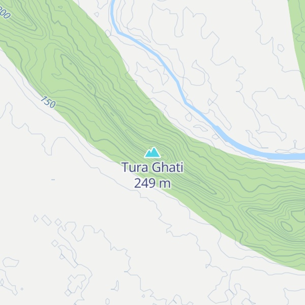 Map of Tura Ghati