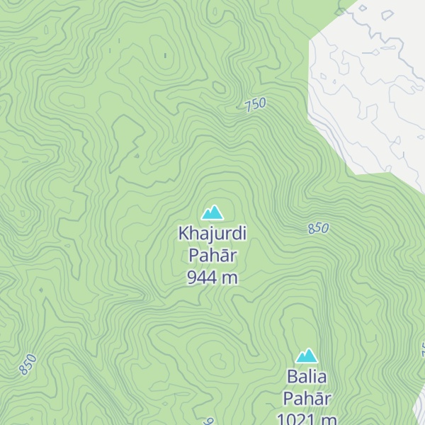 Map of Khajurdi Pahār