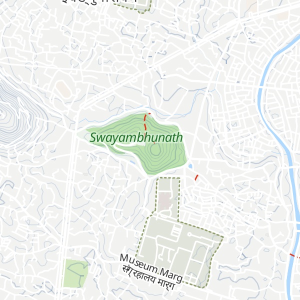 Map of Swayambhu Hill