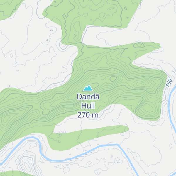 Map of Dandā Huli