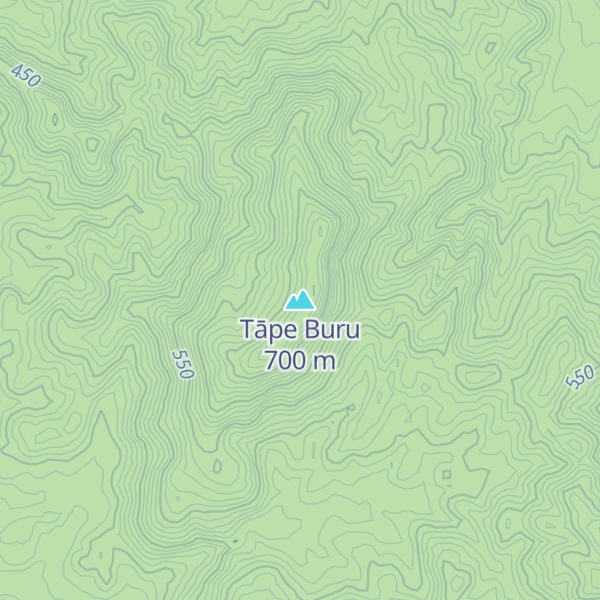 Map of Tāpe Buru