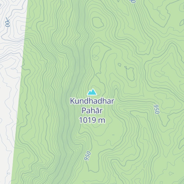 Map of Kundhadhar Pahār