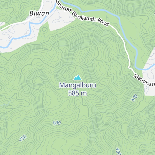 Map of Mangalburu