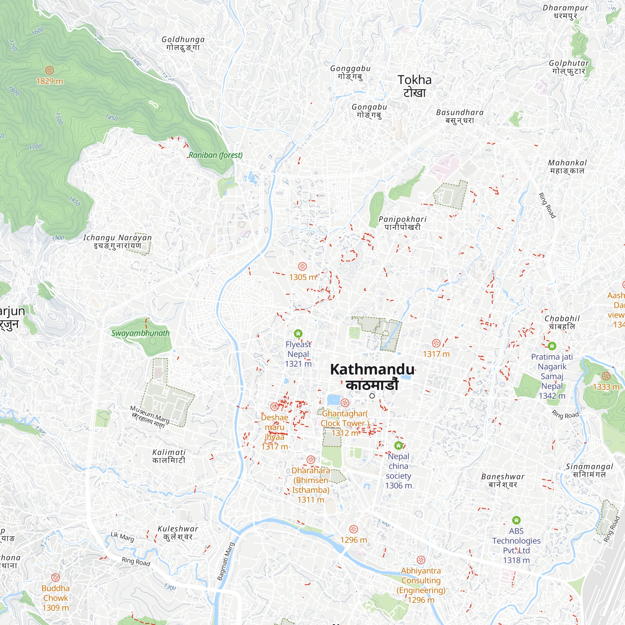 Chatamari Chhen map