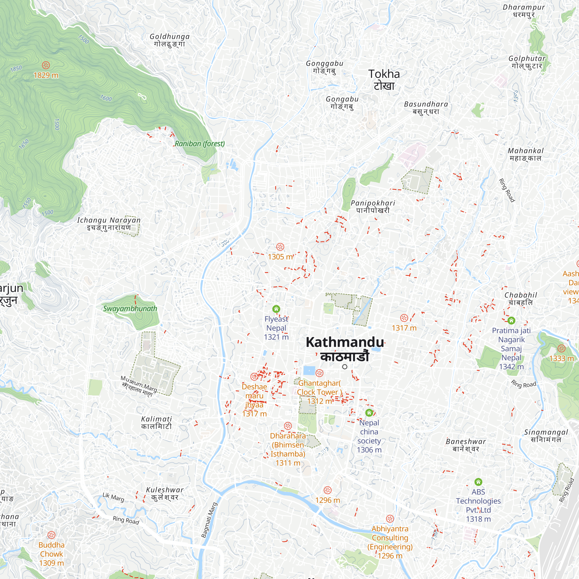 Chatamari Chhen map