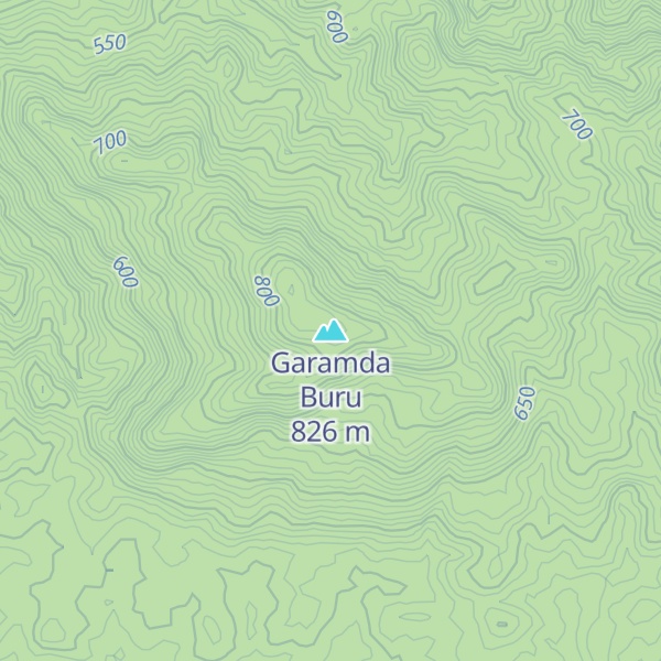 Map of Garamda Buru