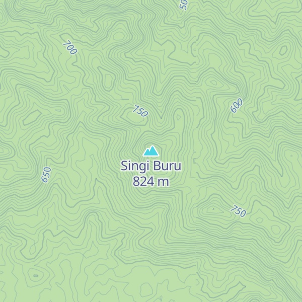 Map of Singi Buru