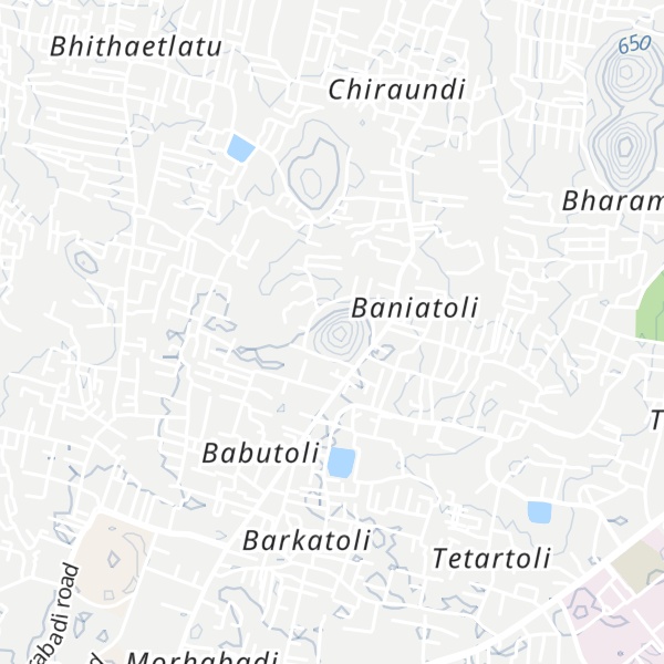 Map of Tagore hill