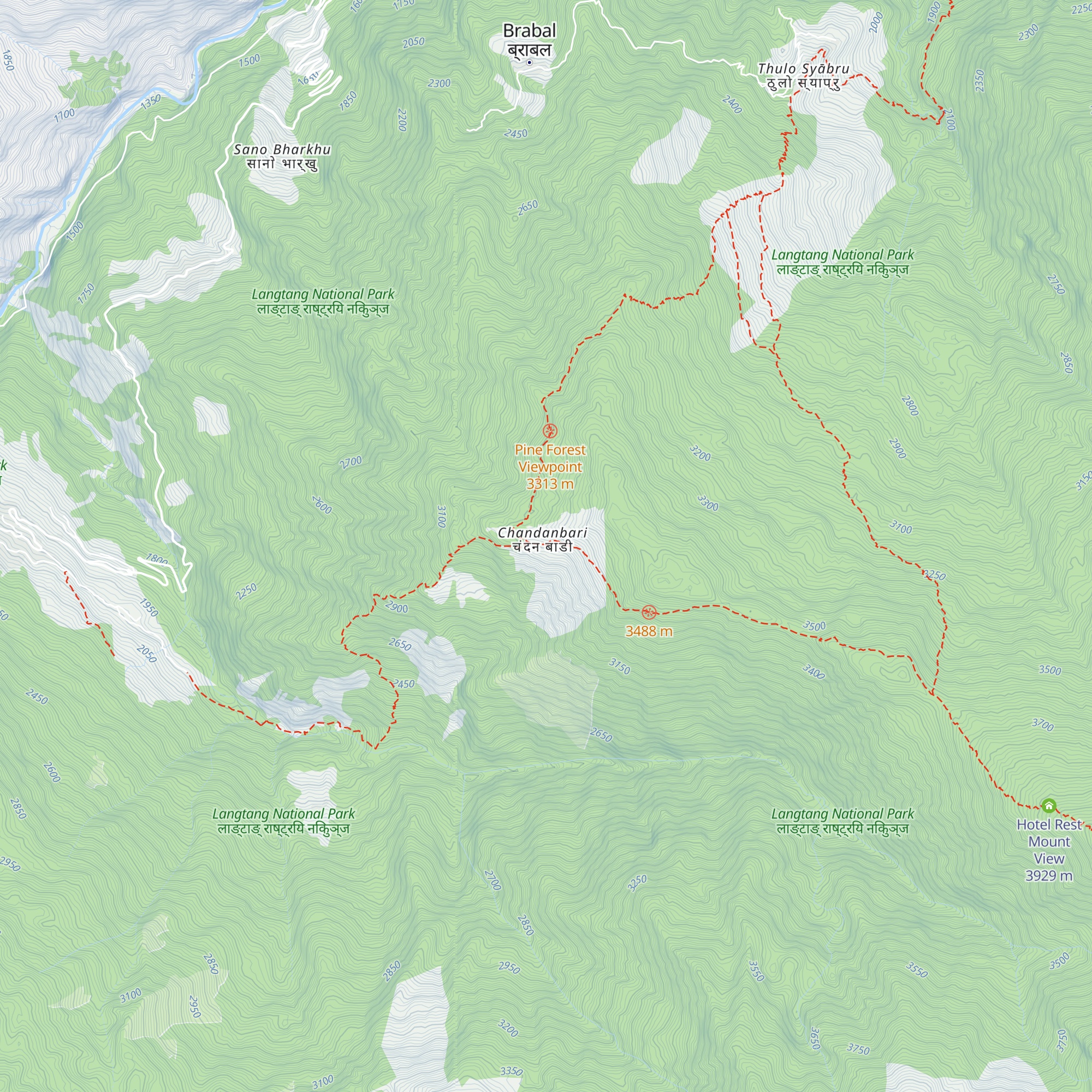 Hotel Red Panda map